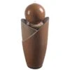Catarina 34 1/4" High Umber Ceramic Patio Bubbler Fountain