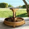 Henri Studio 28" Relic Lave Cross Fountain