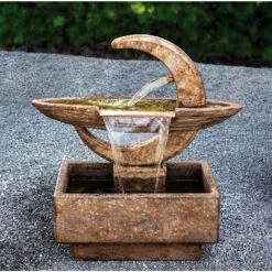 Henri Studio Moon Dance 38"H Relic Lava LED Outdoor Fountain