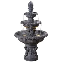 Ibiza 45" High 3-Tiered Traditional Fountain