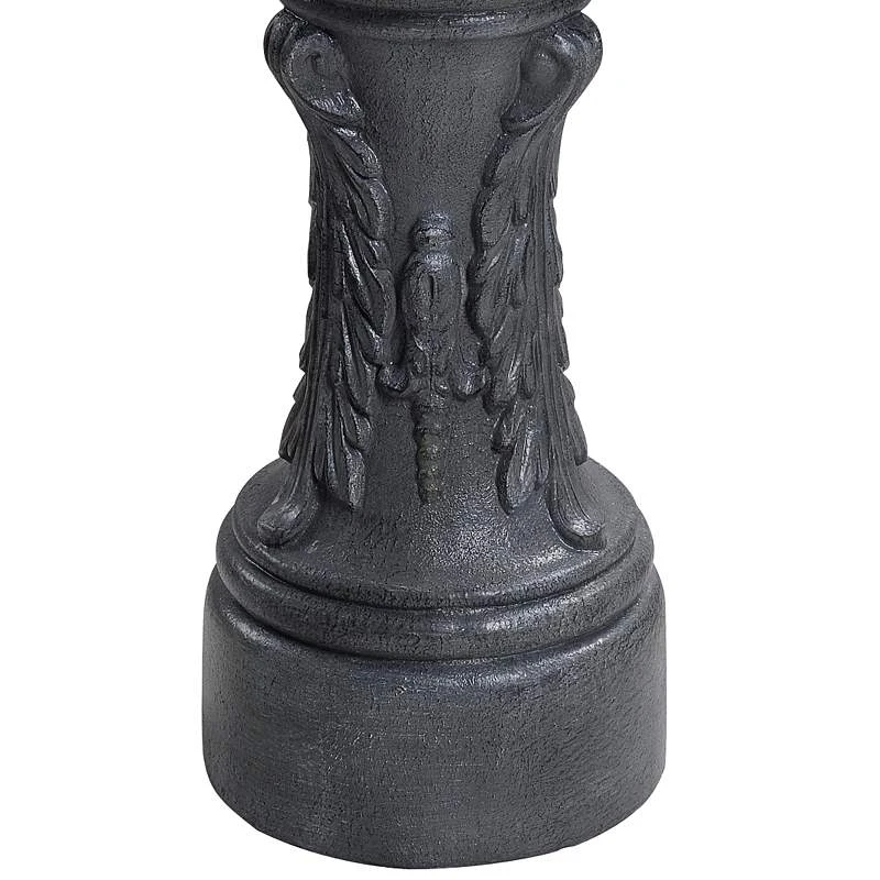 Kenroy Home Ibizia 21" High Zinc Outdoor Bird Bath - Image 4