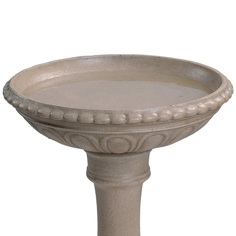 Kenroy Home Tucson 21" High Sandstone Outdoor Bird Bath - Image 3