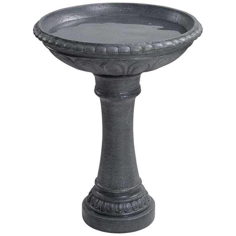 Kenroy Home Tucson 21" High Zinc Outdoor Bird Bath - Image 2