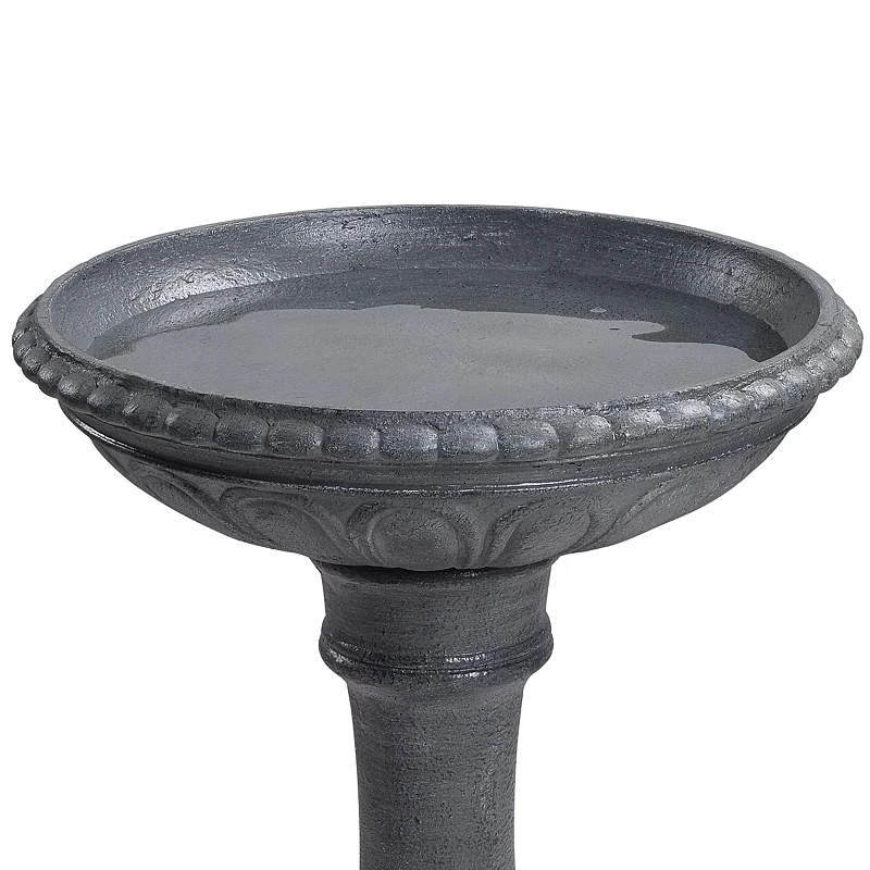 Kenroy Home Tucson 21" High Zinc Outdoor Bird Bath - Image 3