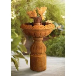 Paloma Cascada 54" High Pedestal Fountain By Henri Studio