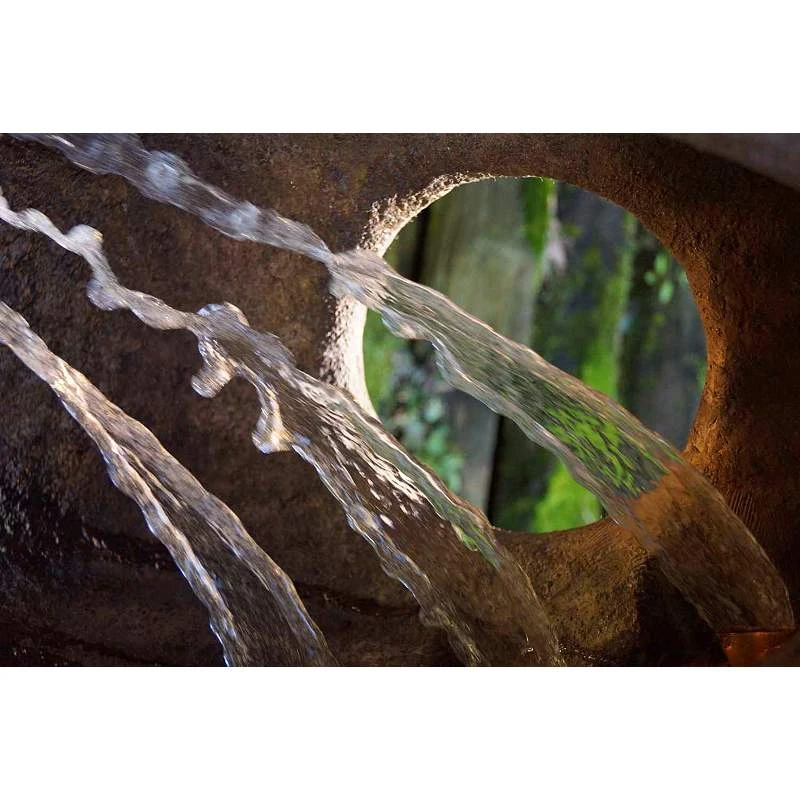 Sedona 48" High Relic Lava Cast Stone Modern Fountain - Image 3