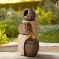 Tipping Jugs LED Indoor/Outdoor 30" High Fountain